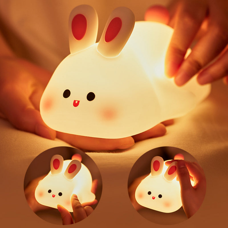 Cute Bunny LED Night Lamp - (Rechargeable)