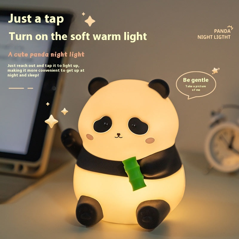 Panda Silicone Night Light (USB Rechargeable)