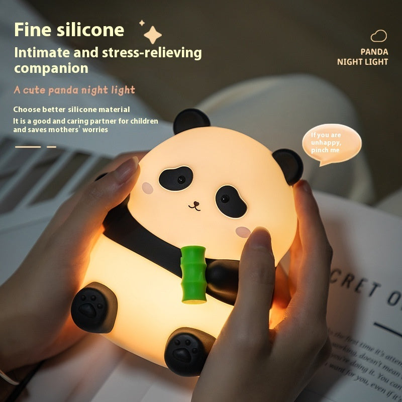 Panda Silicone Night Light (USB Rechargeable)