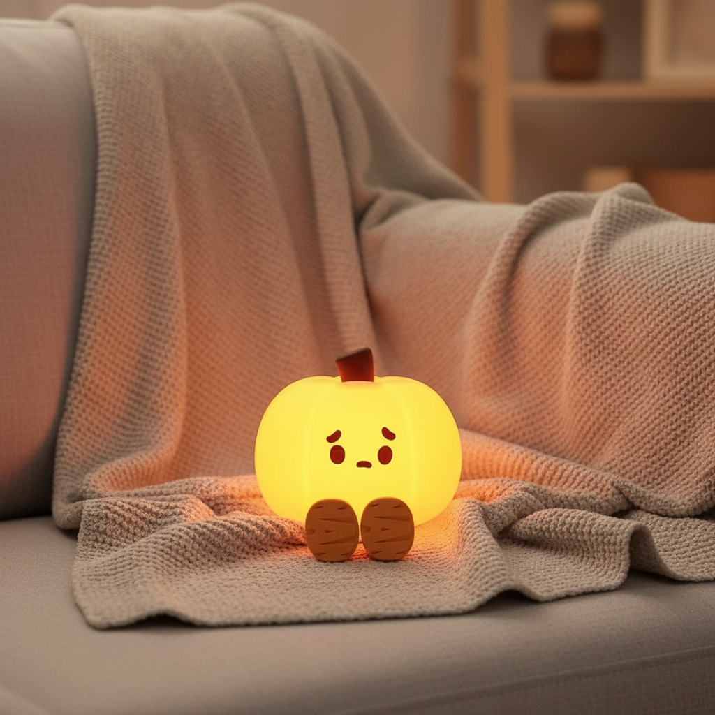 Pumpkin Lantern Night Lamp – Rechargeable