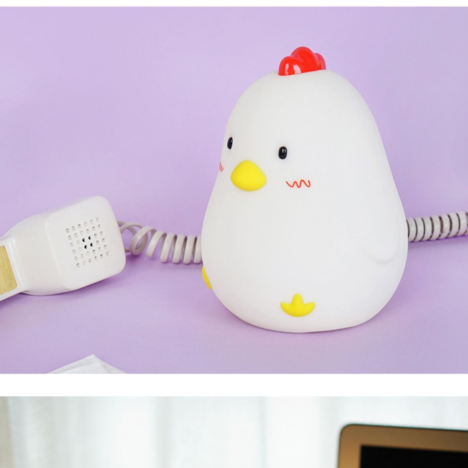 Cartoon Chicken Touch Lamp