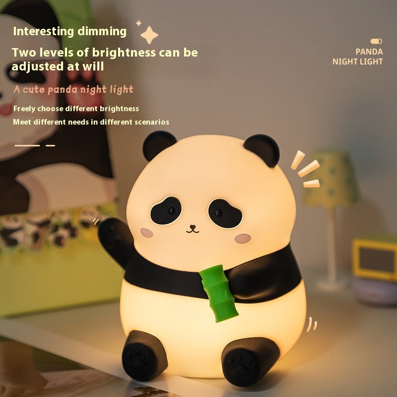 Panda Silicone Night Light (USB Rechargeable)
