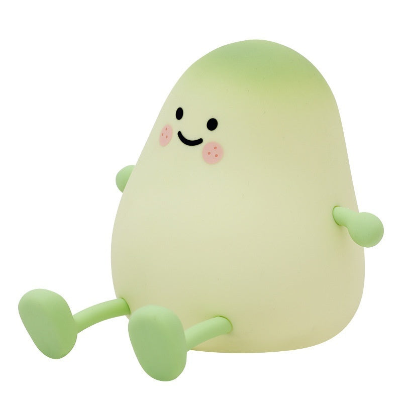 Cute Silicone Mood Lamp – Built‑In Battery