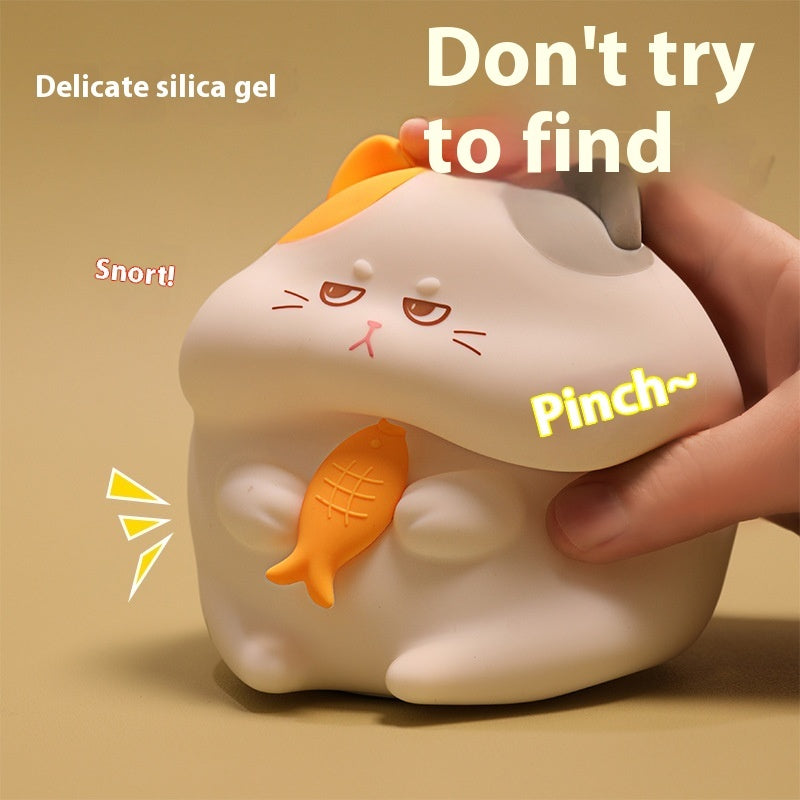 Cute “Greedy Cat” Night Lamp