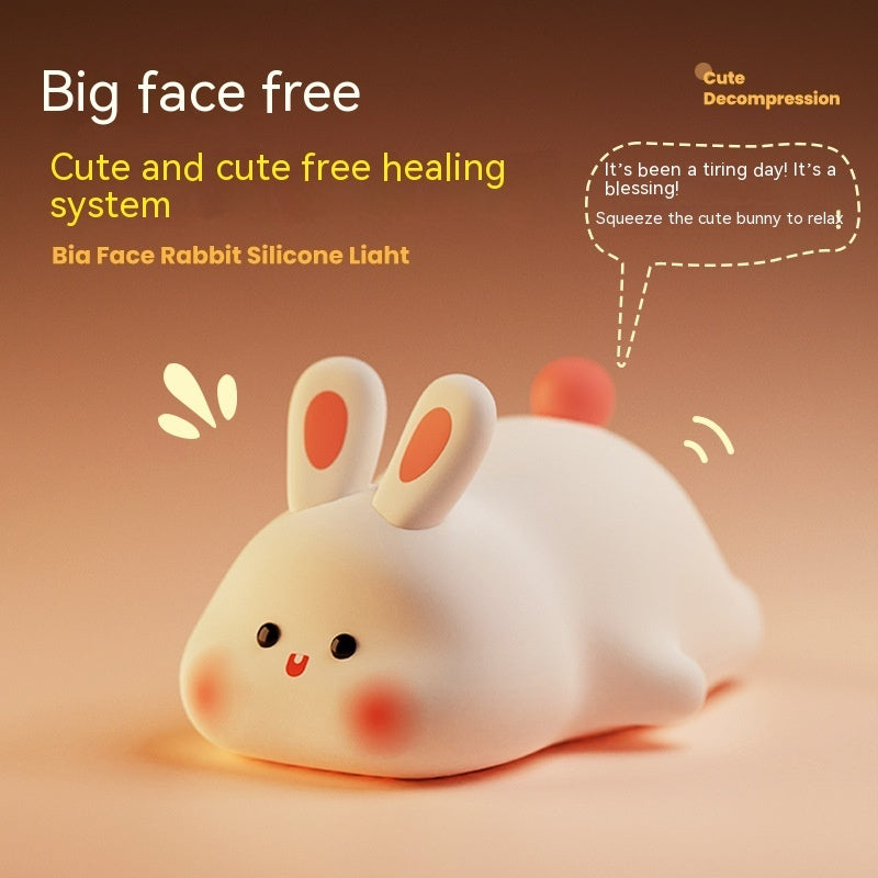Cute Bunny LED Night Lamp - (Rechargeable)
