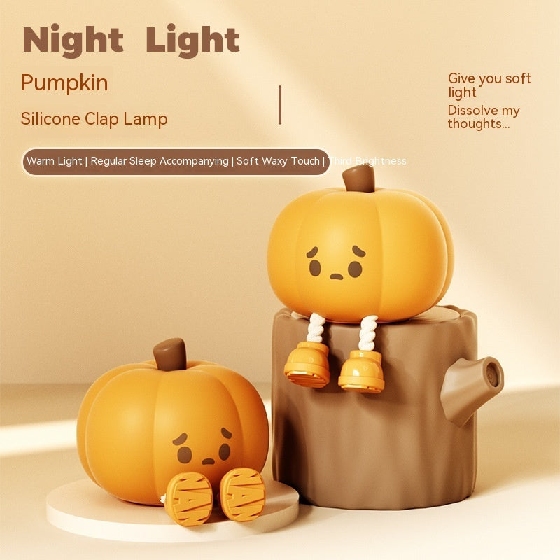 Pumpkin Lantern Night Lamp – Rechargeable