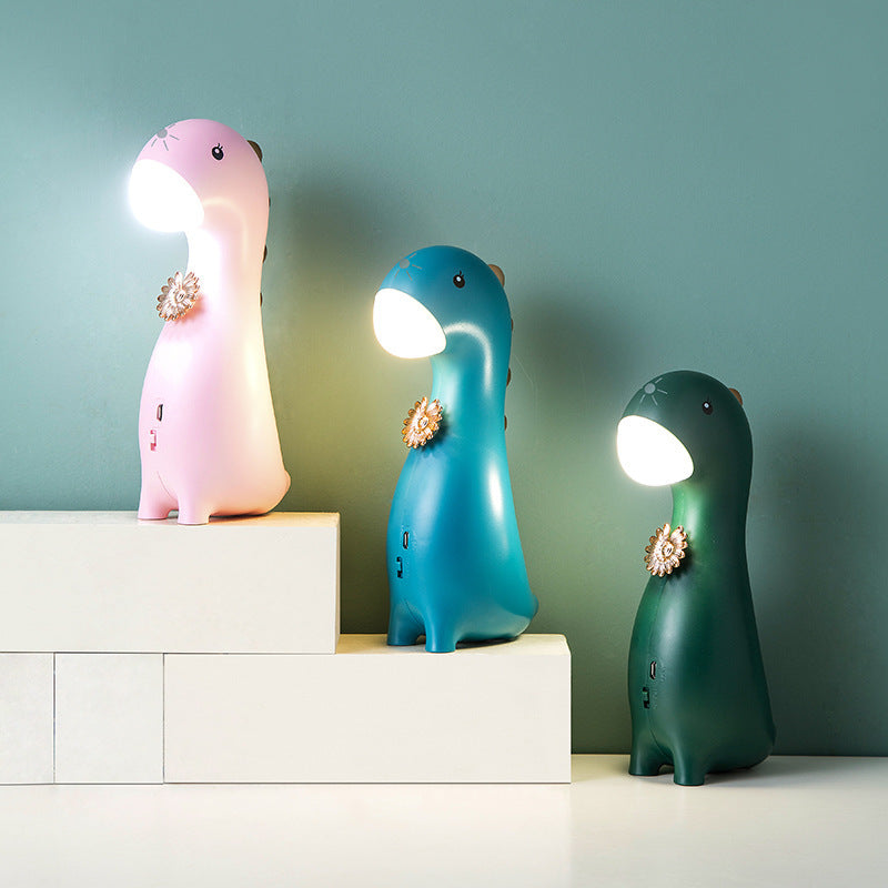 Dinosaur Silicone Night Light (Rechargeable) – Touch Control, 3 Colors